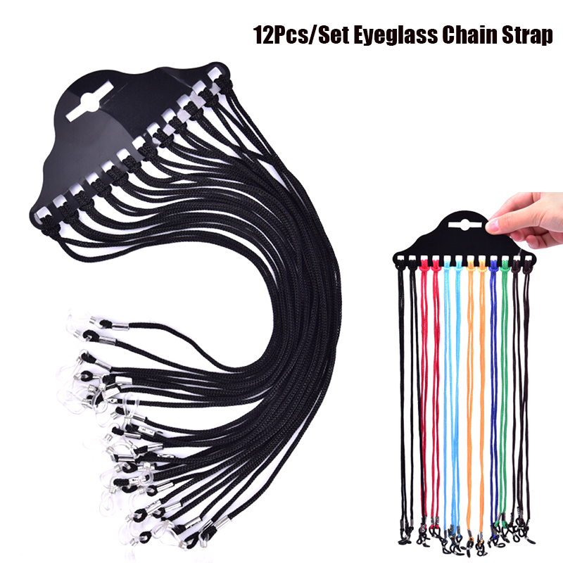 Sunglass Retainer Cord - 12 Buah/Set Tali Kacamata Multiwarna Tali