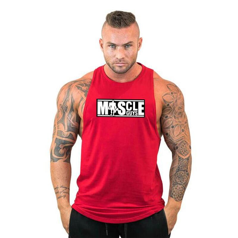 Tank Top Muscle - Kaus tanpa lengan latihan otot pria
