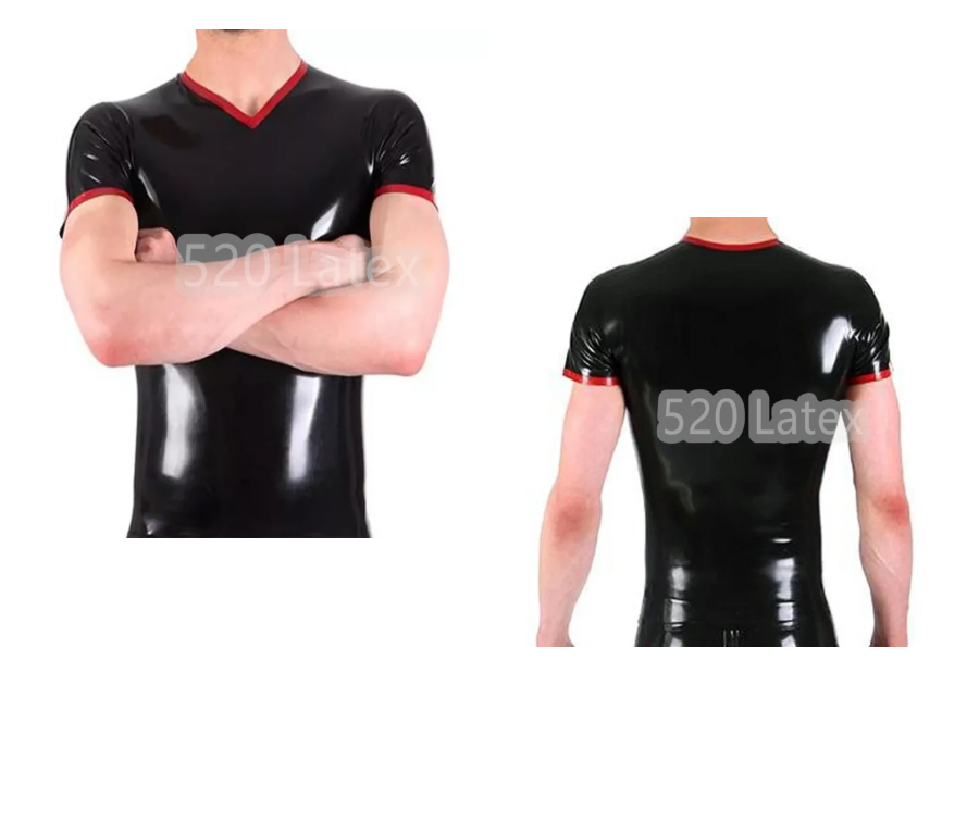 Tank Top Muscle - Kaos Lengan Pendek Pria Bahan Lateks
