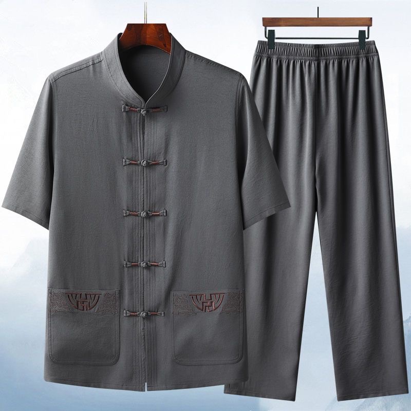 Mode baru musim panas 2024 set - Short Linen Drawstring ulasan dan harga