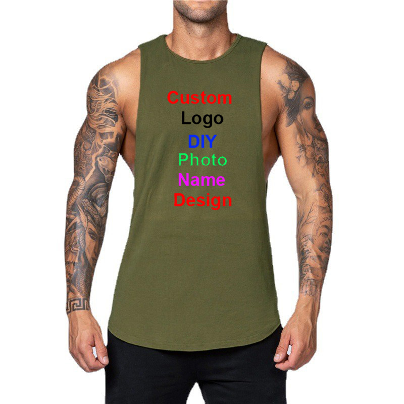 DIY disesuaikan merek Logo Gym - Tank Top Muscle ulasan dan harga