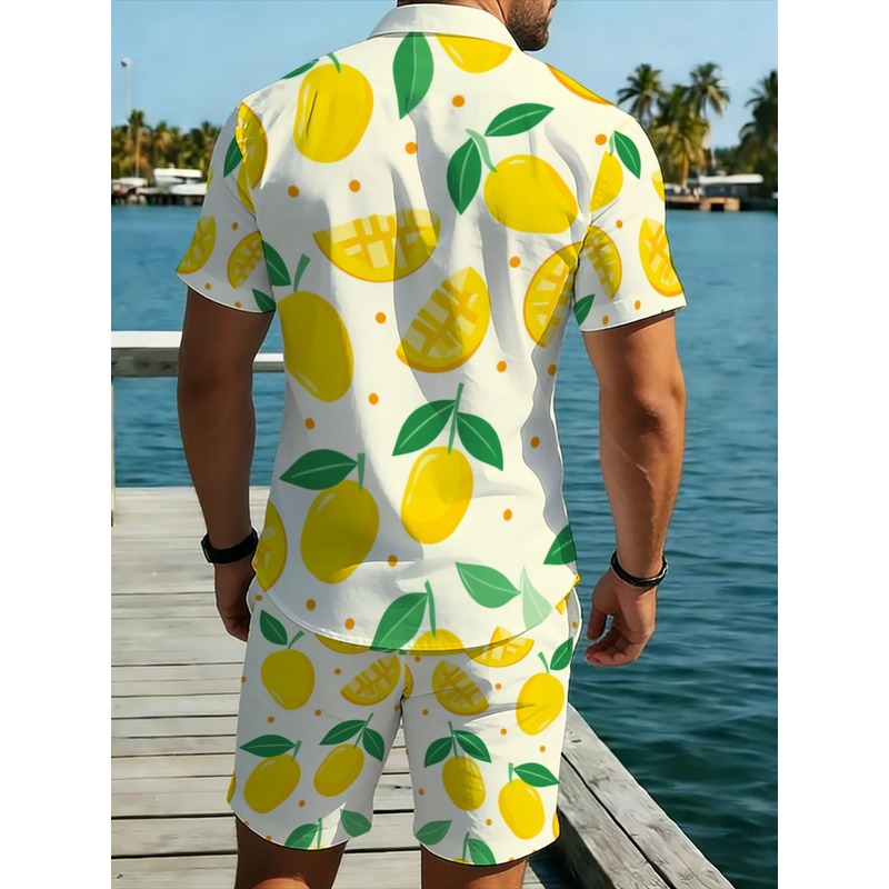 Setelan Kemeja Lengan Pendek d - Short Linen Drawstring ulasan dan harga