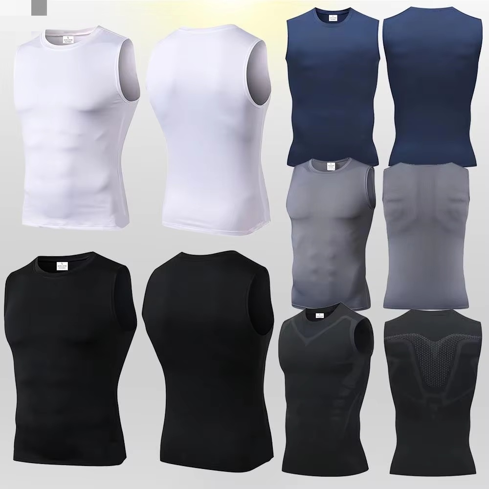 Tank Top Kompresi Pria, Kaos G - Tank Top Muscle ulasan dan harga