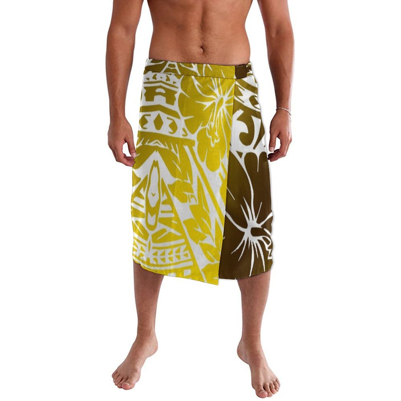 Gaun Pantai Polinesia Desain T - Sarong Men Wrap ulasan dan harga