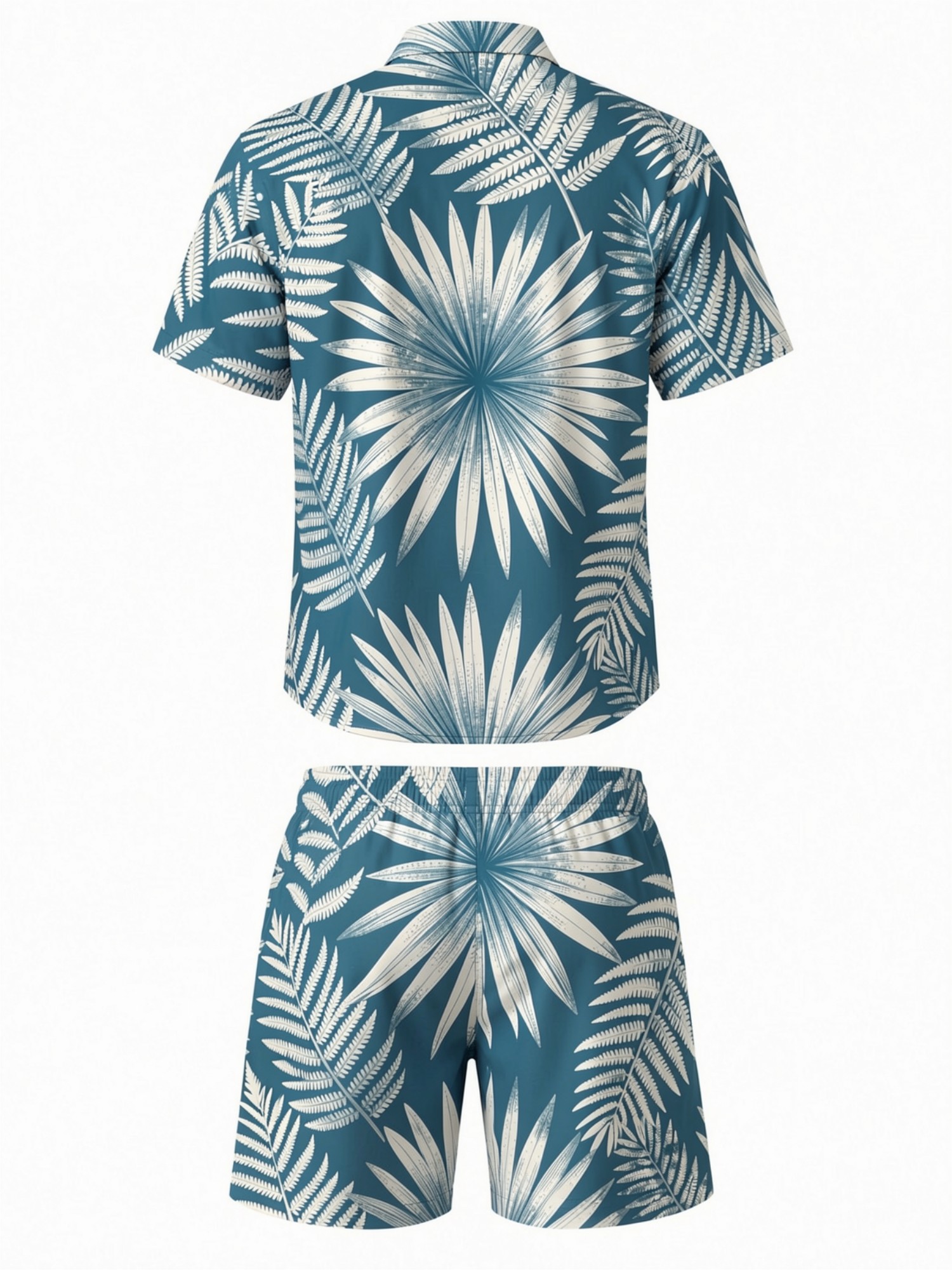 Setelan Kemeja Lengan Pendek M - Resort Shirt Floral ulasan dan harga