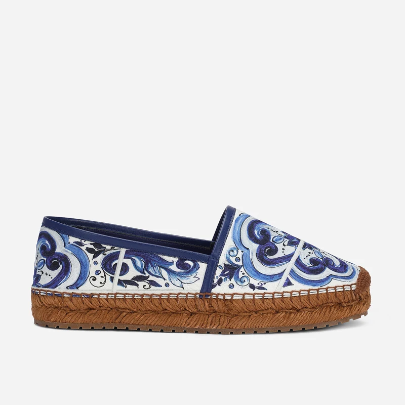 Sepatu Flat Wanita Motif Leopa - Espadrille Slip On ulasan dan harga