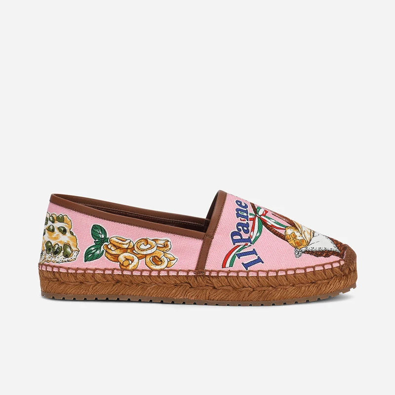 Sepatu Flat Wanita Motif Leopa - Espadrille Slip On ulasan dan harga