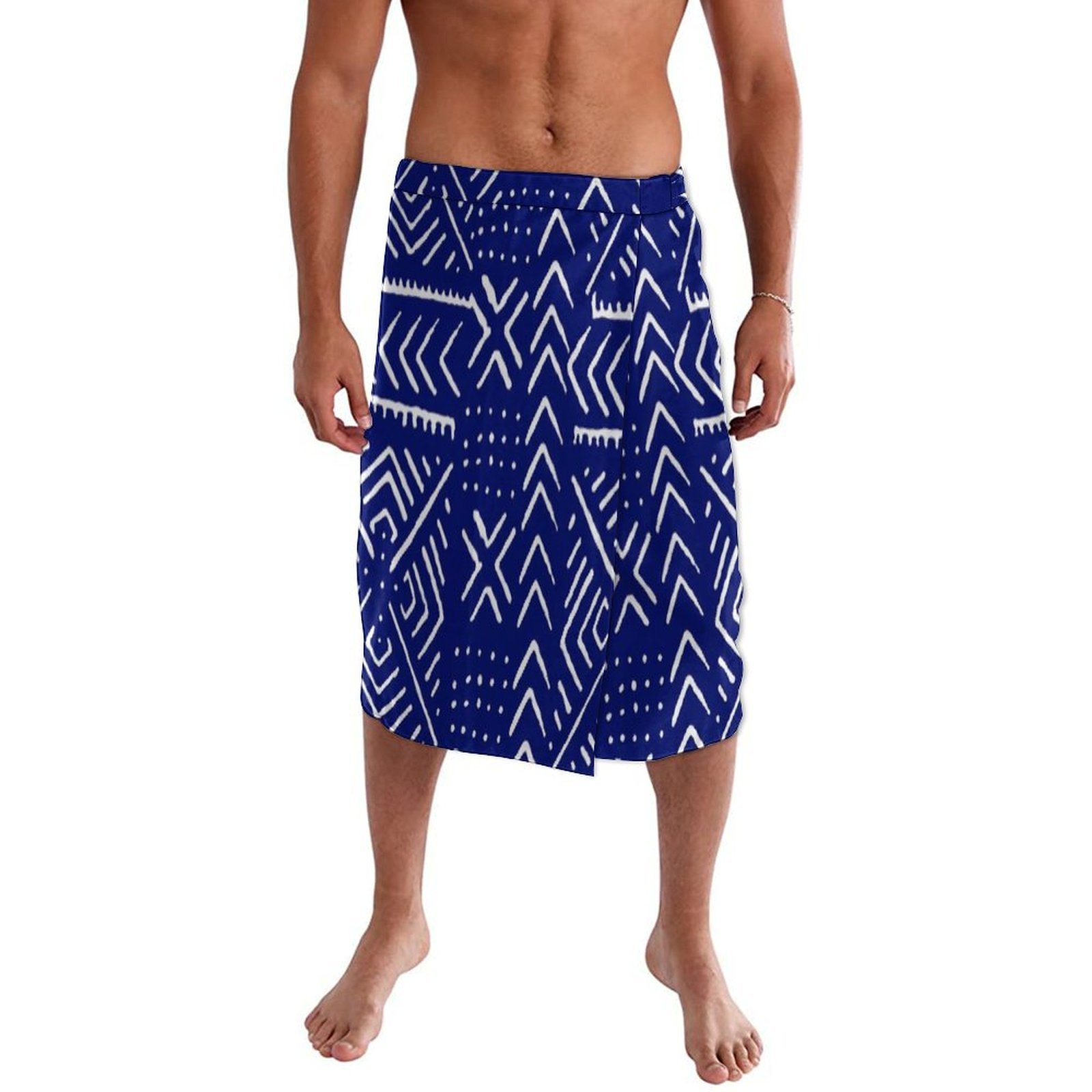 Gaun Pantai Polinesia Bermotif - Sarong Men Wrap ulasan dan harga